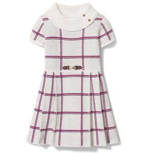 PLAID BUCKLE DRESS